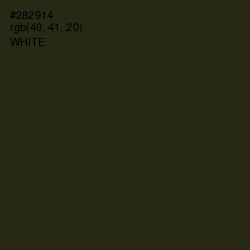 #282914 - Black Olive Color Image